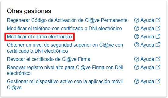 otras gestiones videollamada